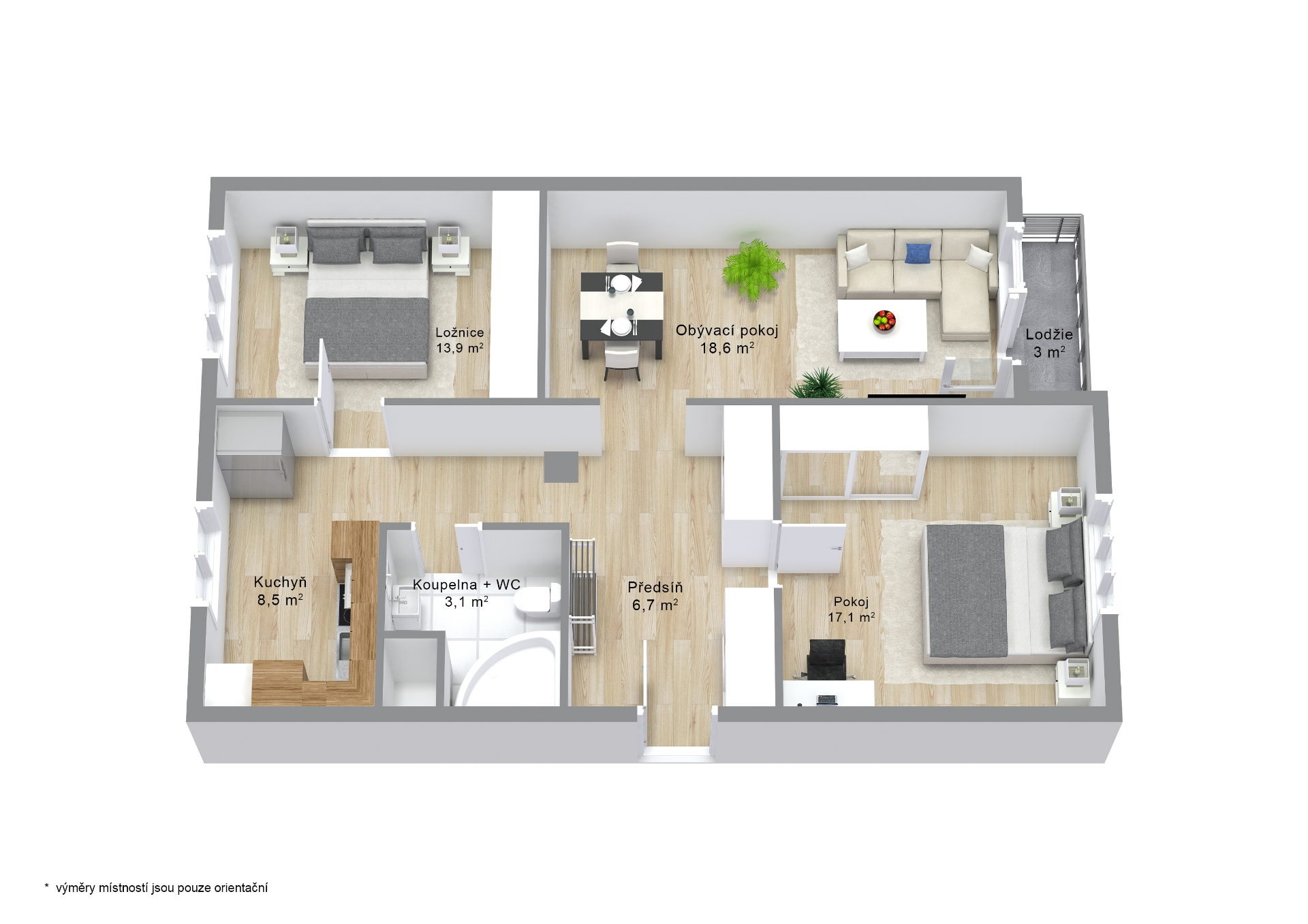 Familienwohnung 3+1 in Chodov – Vorschau 12